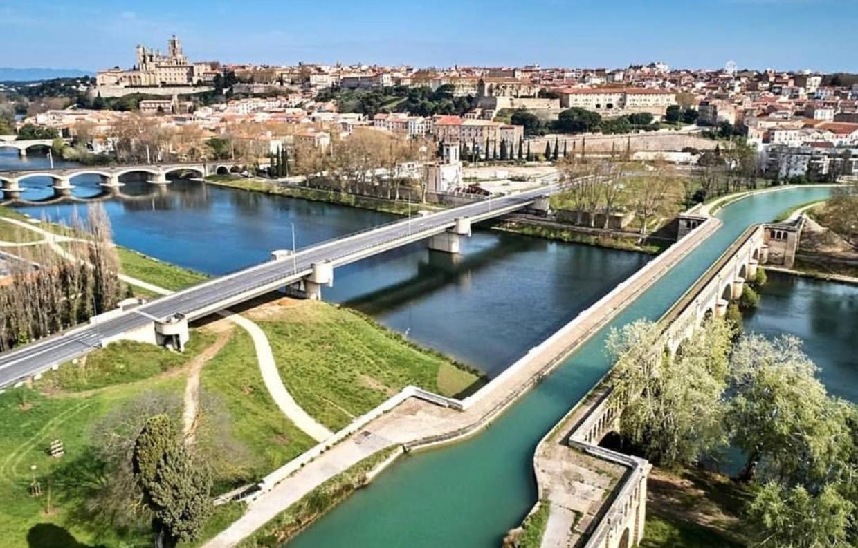 Le Boldieu- Duplex Beziers -Allee Paul Riquet- Wifi- Tv Connecte Eksteriør bilde